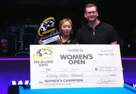 'ポケットボール'のソ・ソア、世界ランキング1位から3位を次々と破り、'カリーニョ世界女子10ボールオープン'優勝
