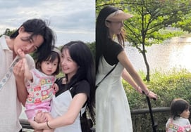 Now a mom of two daughters... Ayanne: "This is true happiness these days" Park date smiles [Star News]