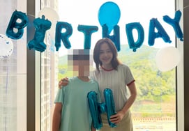 Kang Sung-yeon, first 'son's birthday' after remarriage even more touching... "You are a miracle to mom today"