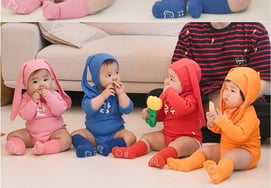 Sohn Min-soo ♥ Im Ra-ra’s twin brothers meet Lady Jane’s children for the first time..Absolutely adorable