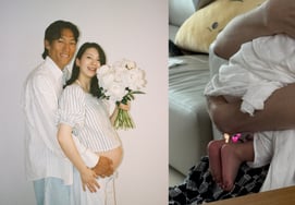 'Kim Jin-kyung ♥' Kim Seung-gyu, finally in his daughter's arms after the World Cup.. First father-daughter photo