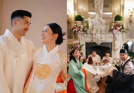 'Kadeheon' Aden Jo's Wedding.. Hanbok Welcome Party in Italy "Heart Swells with Emotion" [Star Issue]