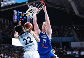 '26 points, 18 rebounds' Korean basket bombed! The 211cm Taiwanese naturalized center was unstoppable. "I scored easily," he candidly shared his thoughts.