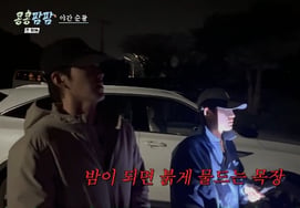 'Shin Min-a ♥' Kim Woo-bin, 'Coward' Confirmed During Night Patrol of Barns... "It's Too Scary" [KongKongPamPam] [ByeolByeolTV]