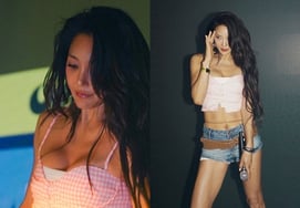 46歳で年齢を忘れた『ホットガール妖精』..海、衝撃的なセクシー美