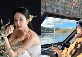 Piesta's Rindy, showing off her 'New Zealand cruise honeymoon'... 'I can't stop laughing' [Star Issue]