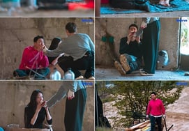 'Blood Game X' Kwak Beom, a wretched sight in hell..soothing hunger by eating garlic