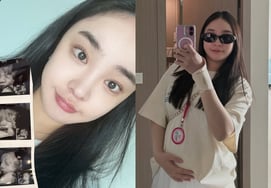 Na Hyun, ex miembro de Pine Tree, revela su hermosa línea 'DLINE' en la semana 28 de embarazo: "Récord de peso más alto"[Star Issue]