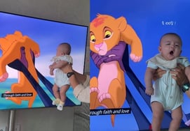 キム・ソヨン、'オ・サンジンのコピー' 子供の100日近況 "赤ちゃんライオンのように勇敢に"