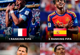 [Official] Never seen before in World Cup history: The top four FIFA rankings fill the semifinals bracket