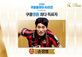 'Star Award' Son Jeong-beom to face 'EPL's strongest' Manchester City... Voted #1 in Coupang Play Fan Poll