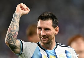 "If you don't run, you're not British!" Messi declares war on England in first-ever matchup... "Will he replicate Maradona's 1986 'Hand of God' victory?"