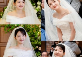 An So-yo finally holds her long-awaited wedding... Her beautiful wedding dress appearance ('I'll Go to Work Tomorrow!')