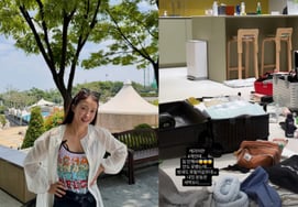 Lee Si-young, preparing for a month-long stay in Canada with four suitcases... "When will you pack your luggage?"