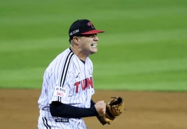 [Photo] Rios "Caught Kim Hyun-soo with a 161 km/h pitch"