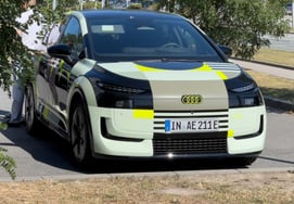 アウディの次世代普及型電気自動車『A2 e-トロン』のプロトタイプがコペンハーゲンで発見