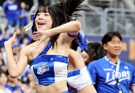 [Photo] "Proving once again that Samsung is the strongest!" Samsung cheerleader Park Hye-in