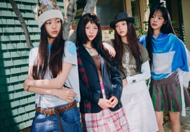 Minji joins hands..NewJeans unveils four-member content on fourth anniversary of debut [Star Issue]