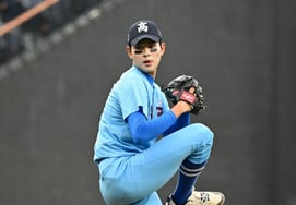 'Overall No. 1' Ha Hyun-seung throws 152 km/h! Despite KKKKKK, Busan High loses 2-4... Deoksu High advances to Round of 16 led by Eom Jun-sang [President's Cup]