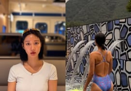 'Ae-dul-mam' Han Geu-ru? 49kg Swimsuit Hip-up Back View 'Impressive'