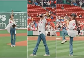 [Oficial] Ha Ji-won lanza primera pelota en MLB: "Orgullosa y honrada de ser la primera coreana en lanzar en el PNC Park"