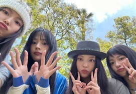 NewJeans's Time Flows... 'Excluding Daniel' 4 Members Upload Content Storm [Star Issue]
