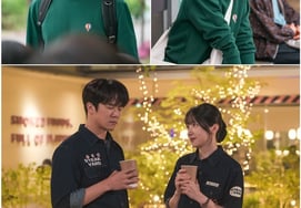 Ha Seok-jin y Ahn Hee-yeon, primera vez que se ven pero con un percance de atuendo de pareja.. Encuentro inicial lleno de destino [El amor ha llegado]