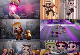 'JYP Girl Group' OURBIRTHDAY Unveils New Characters.. Expanding the Universe