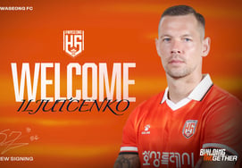 [Official] Ilyuchenko leaves Lee Jung-hyo's Suwon for Cha Du-ri's Hwaseong FC