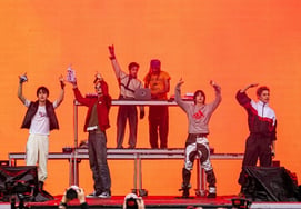 A chorus of cheers erupted..CORTIS makes a successful debut at the U.S. 'Lollapalooza Chicago'