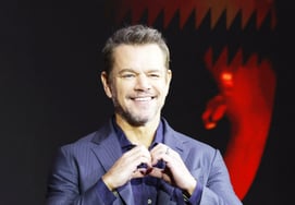 マット・デイモン、韓国ファンへのハート [★フォト]