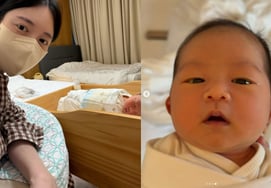 "Newborn scent♥"...Yoo Hye-joo shares selfies with her second child, who looks just like her