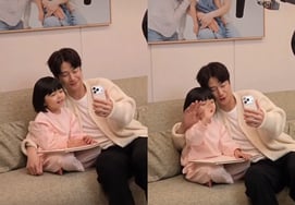'Variety Attitude Controversy' Jung Jun-won Shows a Different Side This Time... Filled with Soul, 'Sweet Smile' in Front of Child Actor