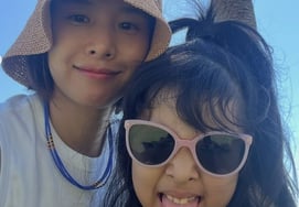 Is she really 9? Jo Yun-hee's daughter looks like her father Lee Dong-geon and has grown tall [Star Issue]