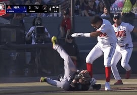 'I couldn't believe my eyes! Look at his character.' Runner thrown out during a rundown, infielder subjected to indiscriminate assault → indefinite suspension