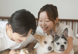 Kim Ga-eun ♥ Yoon Sun-woo, family photo with all five members... "A scene where fur flew everywhere"