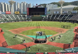 'Though Cancelled...' Lotte and Kiwoom Conduct Outdoor Training as Scheduled; Kim Tae-hyung and Seol Jong-jin React [Busan Field Report]