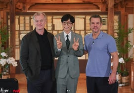 'Pensaban que era un avatar generado por IA'.. Yoo Jae-suk, entre el director sorprendido y Matt Damon: hace una 'V' [Star Issue]
