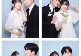An Hee-yeon and Ha Seok-jin reveal 'wedding photos that make honey drip'..'♥Yang Jae-woong, close your eyes'