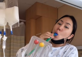 'Triple Mom' Hwang Shin-young, 'Explosive Energy' Even One Day Before Surgery... "Sad I Can't Dance"