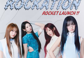 QWER's New Challenge! Second Tour 'ROCKET LAUNCH' Poster Revealed.. Four Members Transform into Four-Color Astronauts
