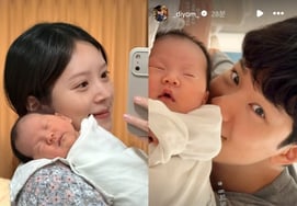 Kim Ji-young, quien pesaba 70 kg, disipó todas las preocupaciones tras el parto...♥Miel cayendo de los ojos de Yoon Soo-young