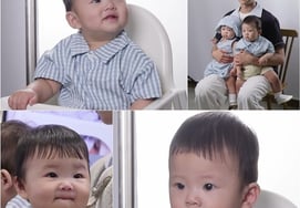 Im Ra-ra y Son Min-soo: los gemelos, primera toma de fotos para su pasaporte... ¡certificación de ser «cámaras»! [Superman Returns]