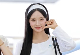 Rescene's Won is wearing a headband as a highlight! [★Photo]