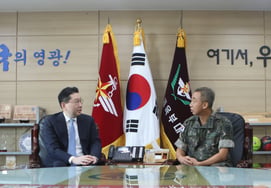 Lee Sang-hyun, Head of the Republic of Korea Sports Delegation, visits the Armed Forces to pray for victory: "Playing a crucial role in South Korean sports"