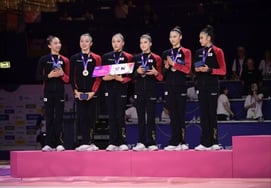 Already in Japan! LA Olympics 'first ticket' secured... Rhythmic gymnastics bounces back from Paris setback to start strong