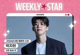 「圧倒的な人気」パク・ジヒョン、アイドルチャート8月第2週ウィークリー・スターで1位