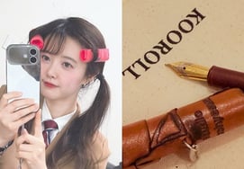 '高価論争'のク・ヘソン、1万5000ウォンのヘアロールに続き '45万ウォンの万年筆'が完売 [スター・イシュー]