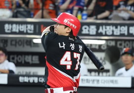 [Photo] Na Sung-beom, powerful hitting