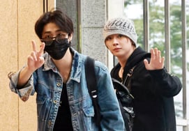 Stray Kids: Хан и Рино «Вместе вежливо поздравили» [★ФОТО]
